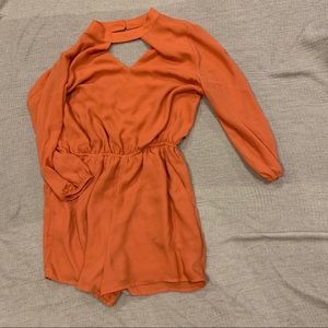 Orange Romper